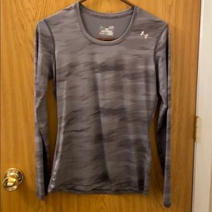 Under Armour compression long sleeve camo shirt S